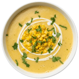 Crema de maíz tierno