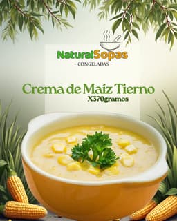 Crema de maíz tierno